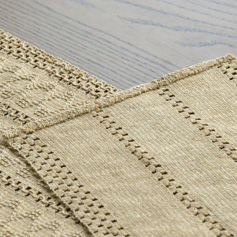 Artoid Mode Burlap Brown Farmhouse Woven Rustic Hollow Table Runner, Seasonal Holiday Hollow Kitchen Dining Table Decoration for Home Party Decor 12x72 Inch - Image 5