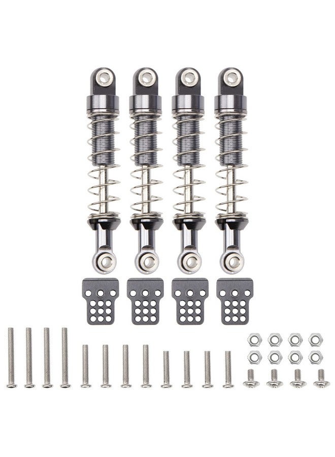 Vgoohobby Metal Shock Absorber Damper Suspension With Extender Seat Mount Compatible With 1/12 Mn D90 D91 D96 D99 D99S Mn90 Mn99S Wpl C14 C24 C34 1/16 Rc Crawler Car (Titanium) - Image 1