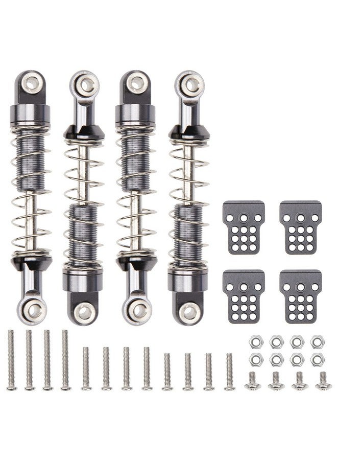 Vgoohobby Metal Shock Absorber Damper Suspension With Extender Seat Mount Compatible With 1/12 Mn D90 D91 D96 D99 D99S Mn90 Mn99S Wpl C14 C24 C34 1/16 Rc Crawler Car (Titanium) - Image 3