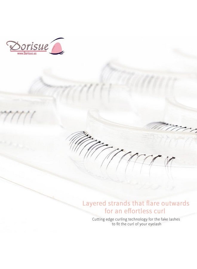 Dorisue Bottom Lashes Lightweight Short Lower Lashes 4 Pairs Lashes Pack Natural Looking Wispy Lashes - Image 5