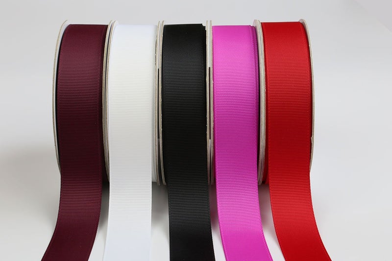 Ribbonitlux 1" Wide Solid Grosgrain Ribbon 25 Yards (030-Black）, Set for Gift Wrapping, Party Decor, Sewing Applications, Wedding and Craft - Image 4