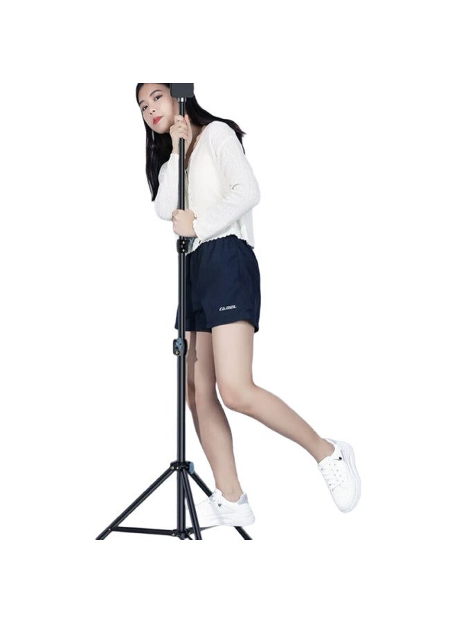 Stiger [Dual Phone Holder Gimbal 2.1M] Selfie Stick, Phone Floor Stand Tripod, Extendable Portable Gadget, Selfie Photography Tripod, Universal Clamp - Image 3