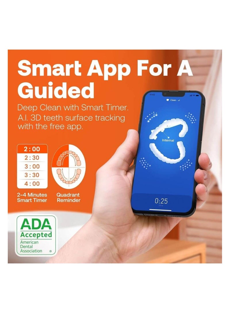 Bitvae S2 Electric Toothbrush with HD2 UV Toothbrush Holder 8 Brush Heads - Image 4