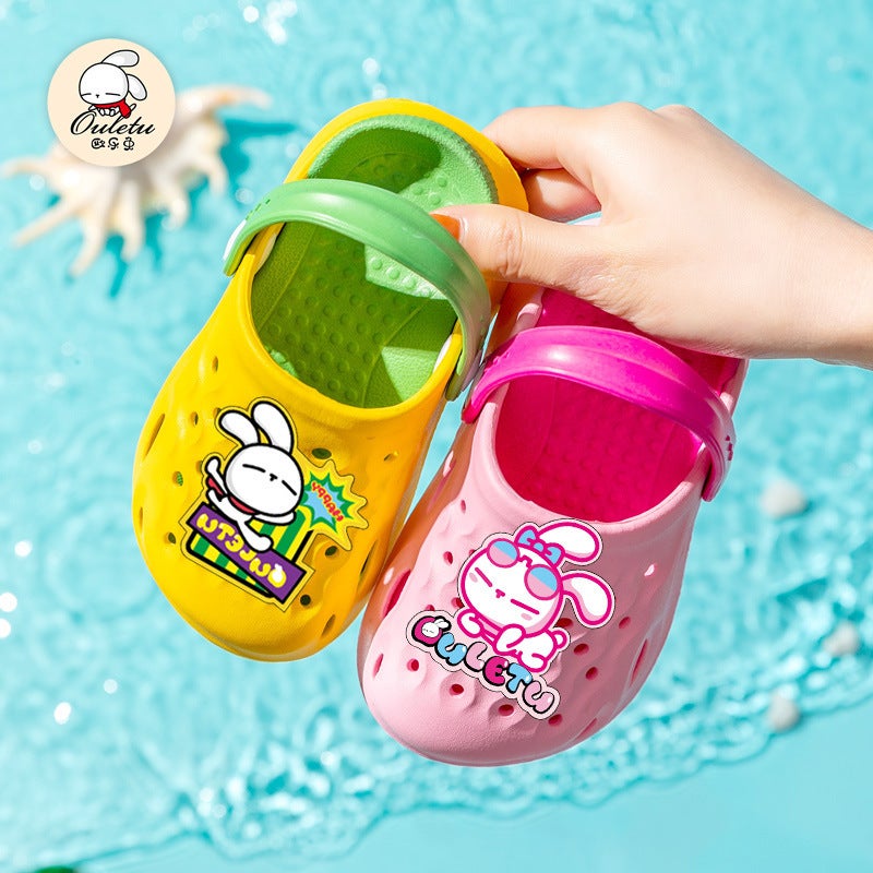 2025 Factory Breathable Children'S Hole Shoes Boys And Girls Baby Baotou Sandals Garden - Image 5
