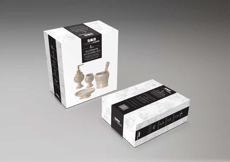 كرييتف سينتس طقم اكسسوارات للحمام من 4 قطع - Image 5