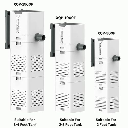VAYINATO (XQP-1000F | 14 Watts | 1000L/H | Fit for 2-3 Feet Tank) Multi-Function Submersible Filtration Pump for Aquarium Fish Tank | Silent Design - Image 2
