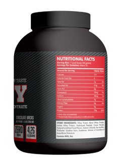 MONSTER LABS Monster Labs 100% Whey Protein, 25 Grams of Protein for Muscle Support and Recovery - Chocolate Bricks, 5lbs (76 Servings)  - Image 2