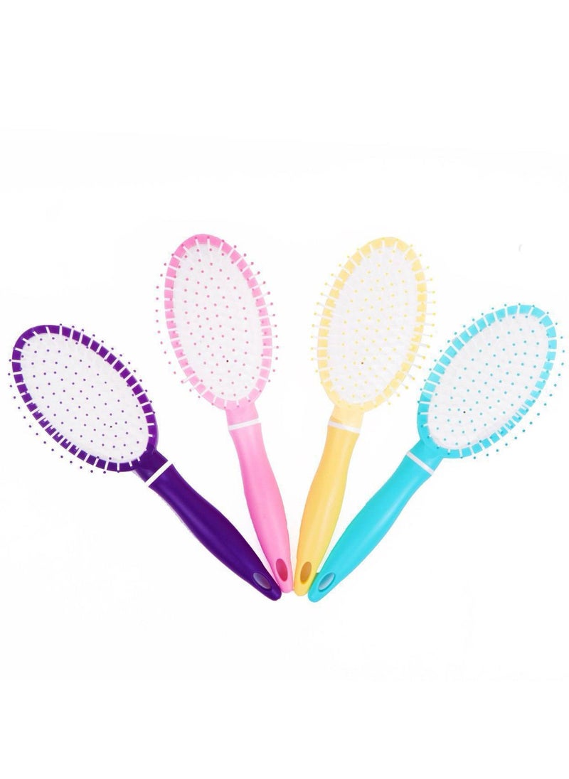 Generic - Large hair brush with handle for hair styling for girls, designed in multiple colors - Image 1
