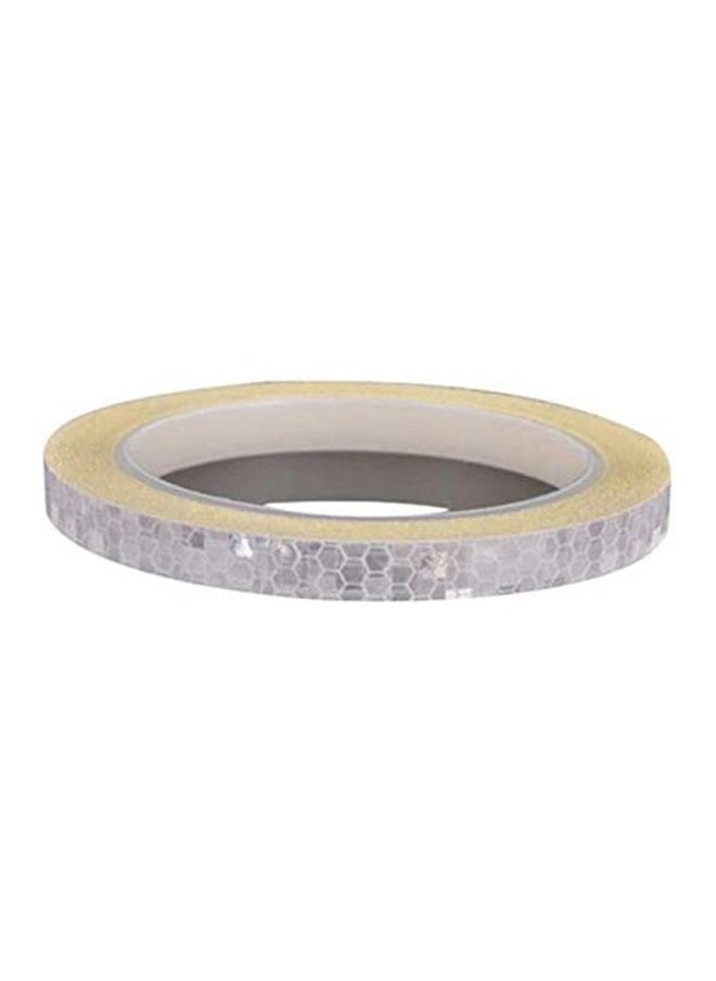 Generic Reflective Decorative Tape Roll 2 cm by 5 Meters For Cars Motorcycles Bicycles And Other Bicycles White 
