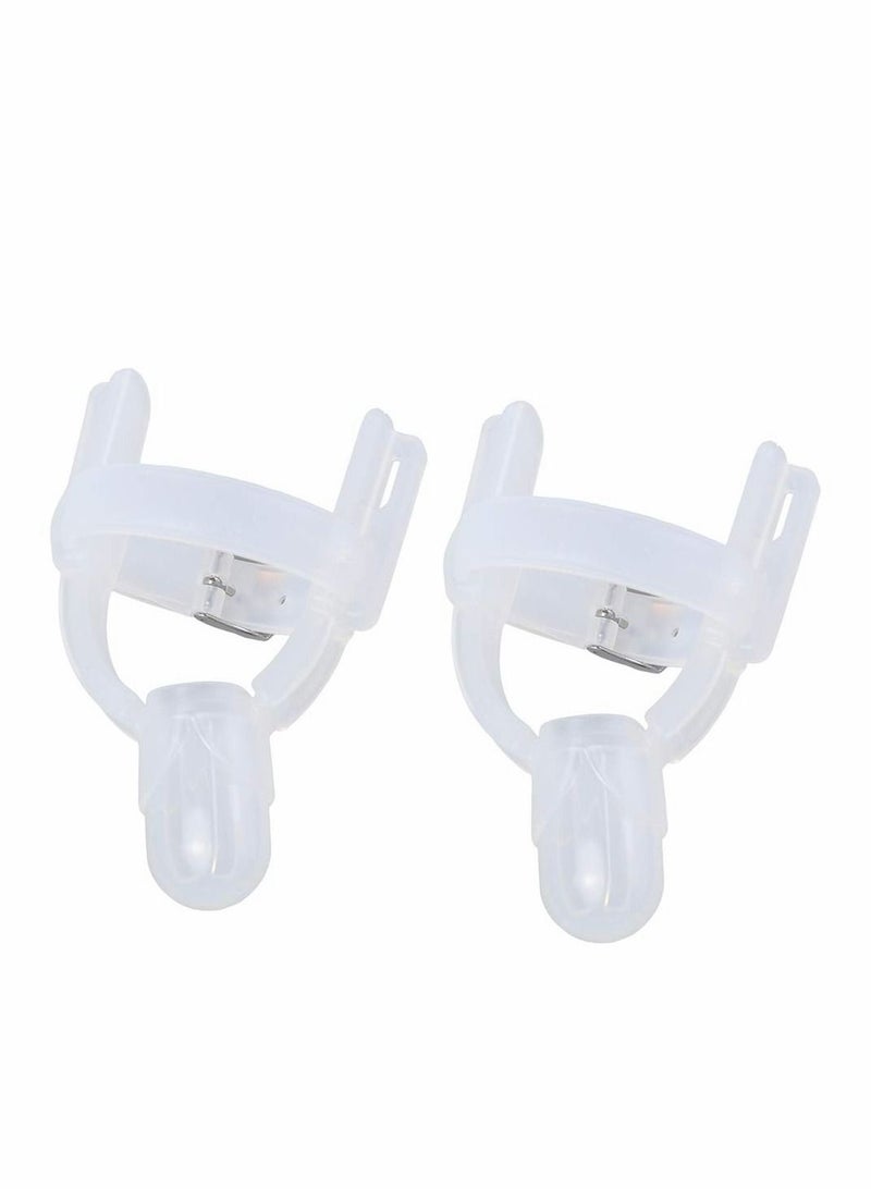 KASTWAVE قطعتان من واقي إصبع الإبهام للأطفال من السيليكون القابل للتعديل والارتداء ومضاد للعض وعض إصبع السبابة لمنع الأطفال الرضع من مص أصابعهم - Image 1