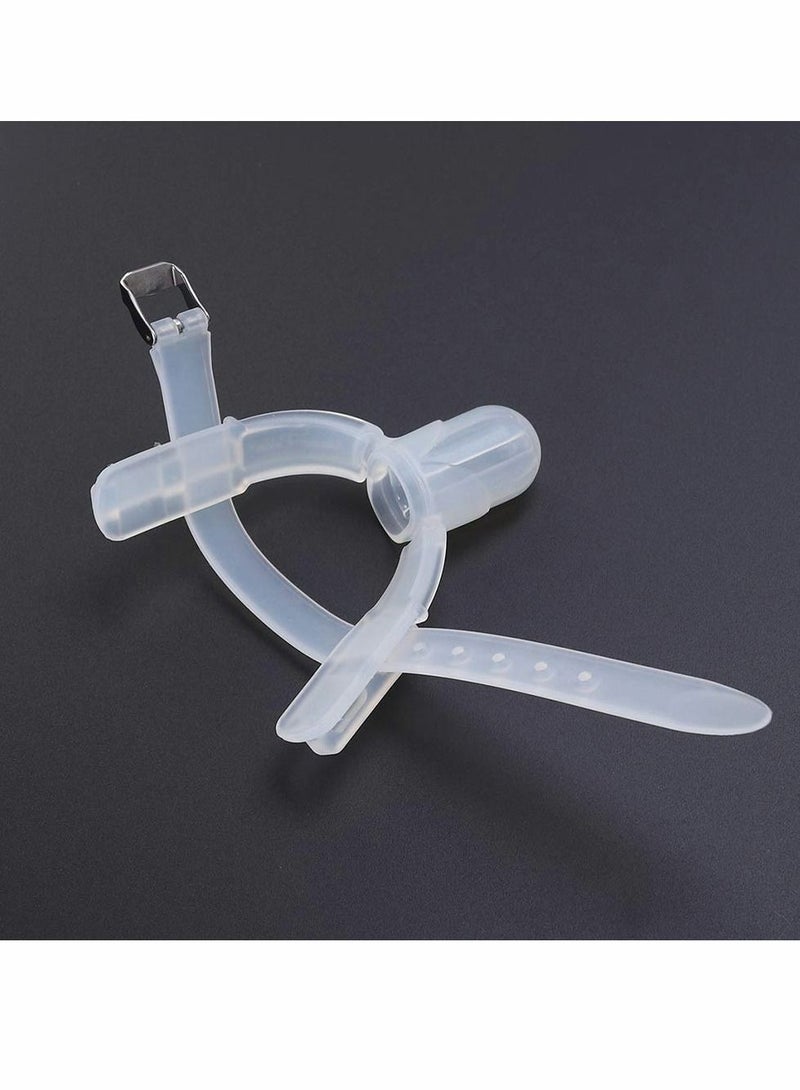 KASTWAVE قطعتان من واقي إصبع الإبهام للأطفال من السيليكون القابل للتعديل والارتداء ومضاد للعض وعض إصبع السبابة لمنع الأطفال الرضع من مص أصابعهم - Image 3