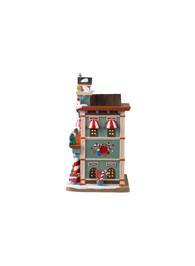 Lemax 95509 Bella's Bon Bons, New 2019 Caddington Village Collection, Porcelain Colorful Decorated Miniature Lighted Building, X'mas Decor/Gift/Collectible, On/Off Switch, 7.95" x 5.59" x 4.33" - Image 3