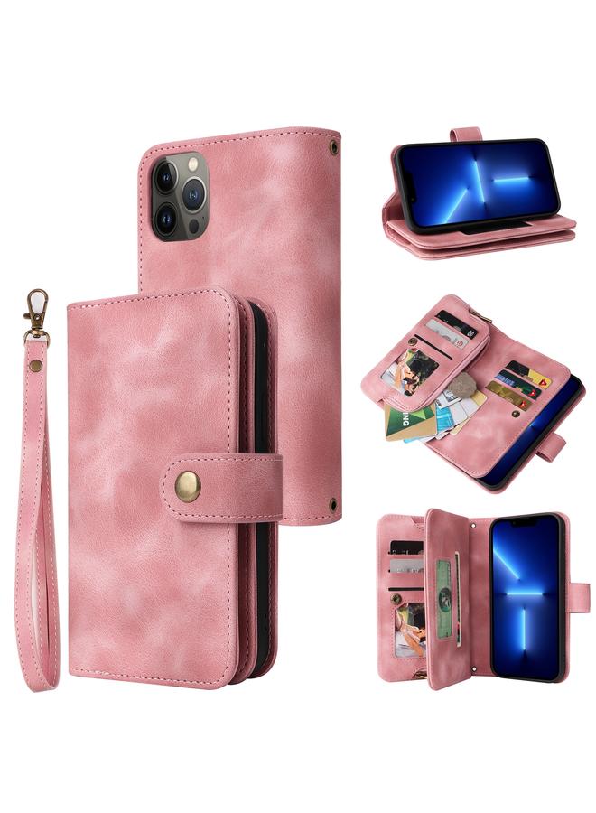 S-TOP Case For iPhone 11 Pro Max Multifunctional Card Slot Zipper Wallet Flip Leather Phone Case - Image 1