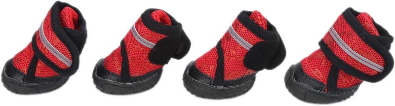 Adjustable Anti - Slip Dog Boots for Small Medium and Large Dogs, Outdoor Pet Shoes with Reflective Straps and Rubber Sole for Wet Floors and Rainy Days (70 Yards) - Image 4