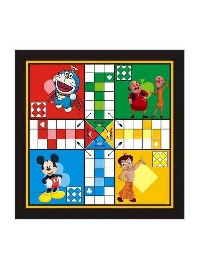 إيه إس مجموعة لودو خشبية للأطفال والبالغين والأطفال الصغار، ولعبة الثعابين والسلم ولوحة الشطرنج، مكونة من عملات لودو وقطع شطرنج - مثالية للحفلات والمرح وليالي الألعاب العائلية (Cl) - Image 4