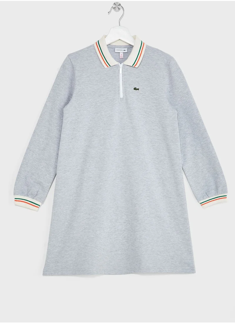 LACOSTE Casual Midi polo Dress