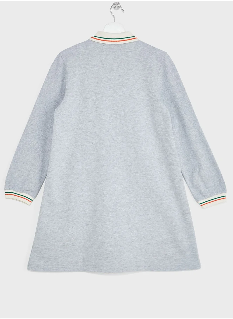 LACOSTE Casual Midi polo Dress