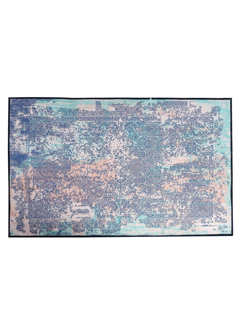 Status Contract Status Contract Ice Velvet Rugs for Living Room | (Print) Carpet for Living Room Decor | Anti Skid Backing Home Essentials | Aesthetic Vintage Decor Carpet for Bedroom | (4 x 6, D9)  - Image 3
