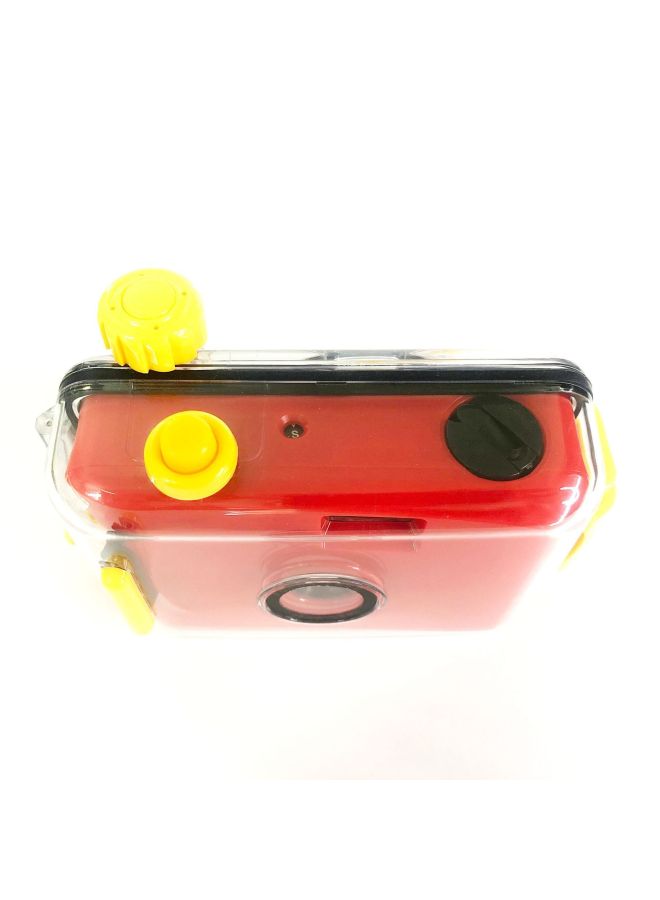Red Yellow Shell Ins Film Camera Retro Film Can Take Pictures Waterproof Camera For Best Friend Special Birthday Gift-Color:Purple Yellow Shell  - Image 4