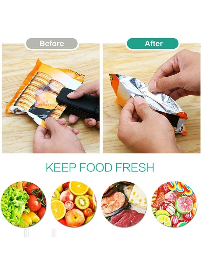 IBAMA IBAMA Mini Bag Sealer 2 in 1 Rechargeable Portable Bag Vacuum Heat Sealer & Cutter for Plastic Snack PVC Bags Outdoor Picnic Campaign - Image 5