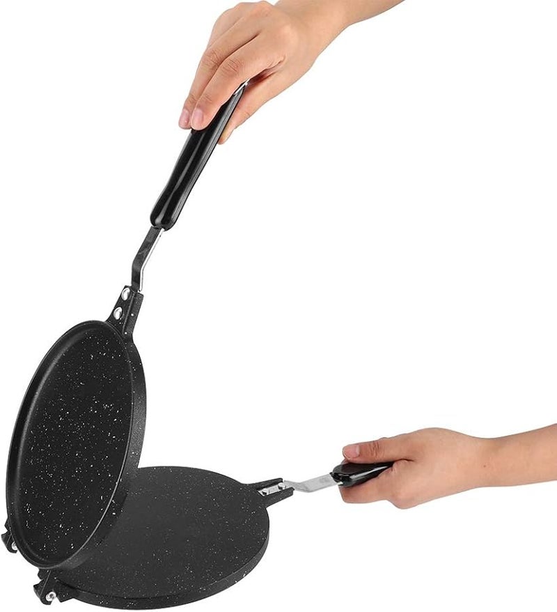 Nonstick Round Egg Roll Maker Waffle Cone Crepe Pan Kitchen Baking Tool - Image 3