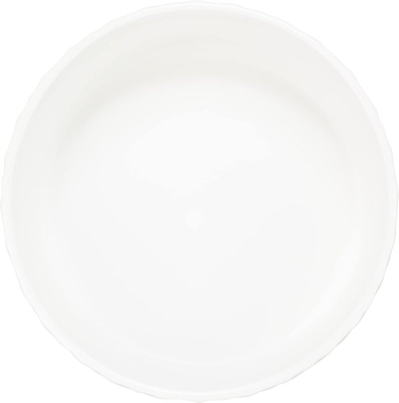 Trixie Wavy Pattern Ceramic Dog Bowl - White 20cm - Image 2