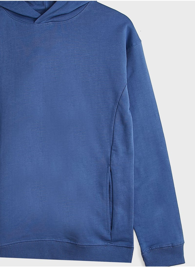 MANGO - Kids Essential Hoodie - Image 1