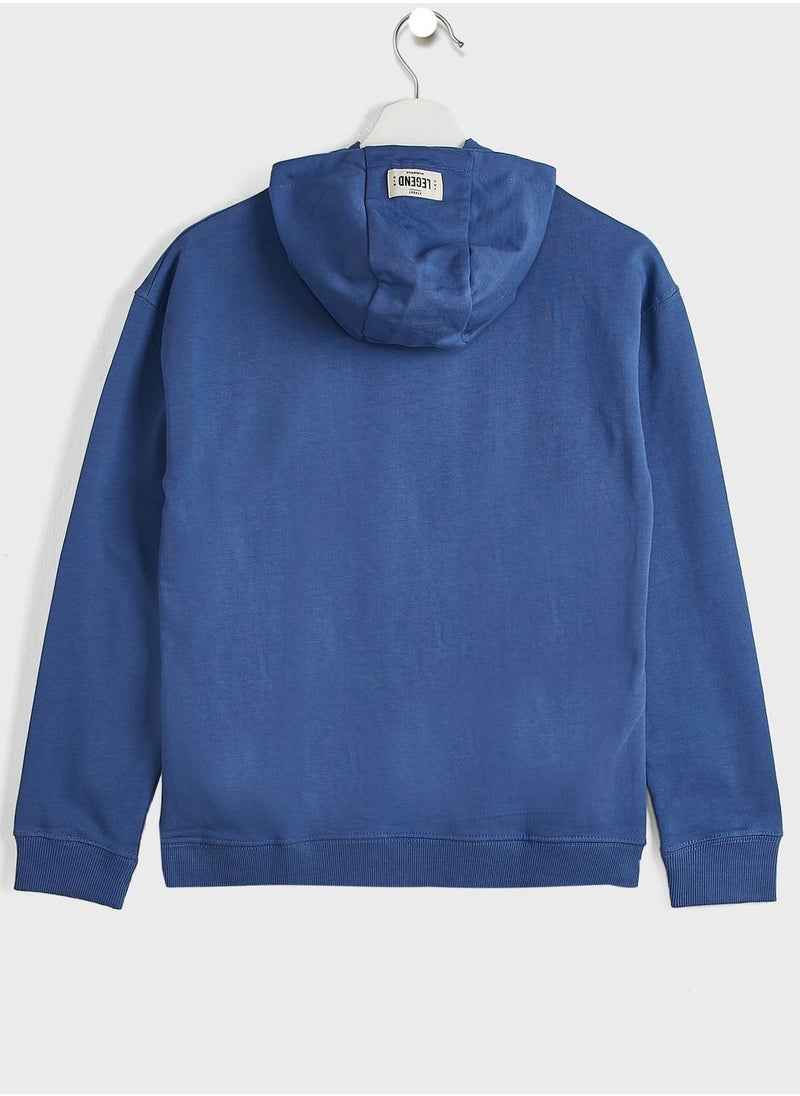 MANGO - Kids Essential Hoodie - Image 1