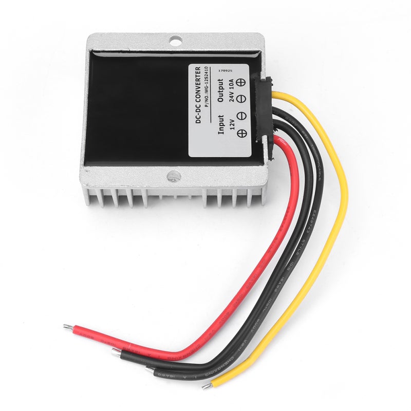 SZWENGAO DC To DC Power Converter 12V To 24V 10A 240W - IP68 Waterproof High 94% Conversion Efficiency Voltage Regulator Module for Automotive Marine Outdoor Industrial Use - Image 2