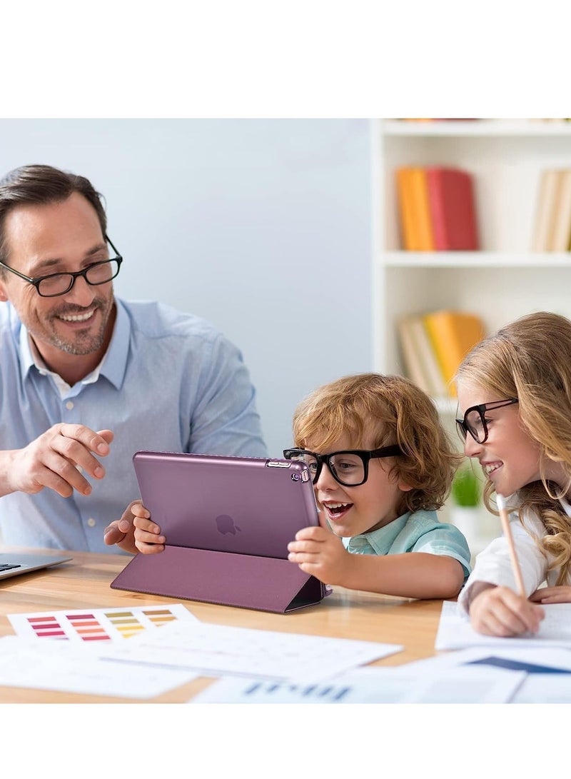 Raxoom iPad 10.2 Case - Compatible with iPad 9th Generation 2021, iPad 8th Generation 2020, iPad 7th Generation 2019 - Slim Hard Back Shell Protective Smart Cover (Purple) - Image 3