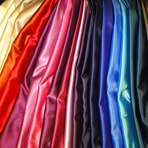 BINI Bini Fabrics Lime Silky Satin Dress Fabric Plain Satin Material 4445 Width Slik Shiny Fabrics 1 Meter - Image 3