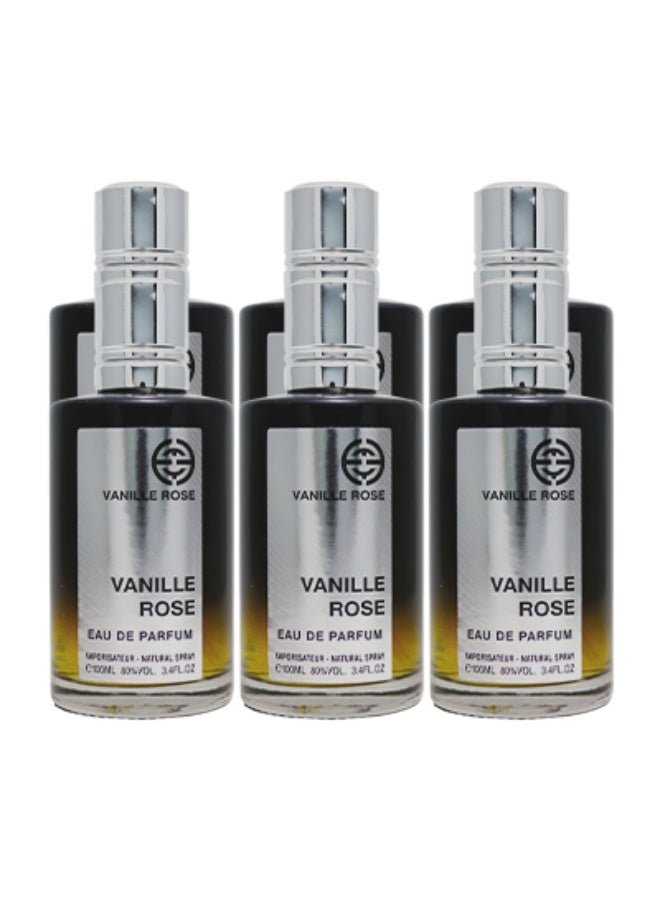 EMYC 6 Pieces Vanille Rose Perfume For Unisex 100ml EDP - Image 1