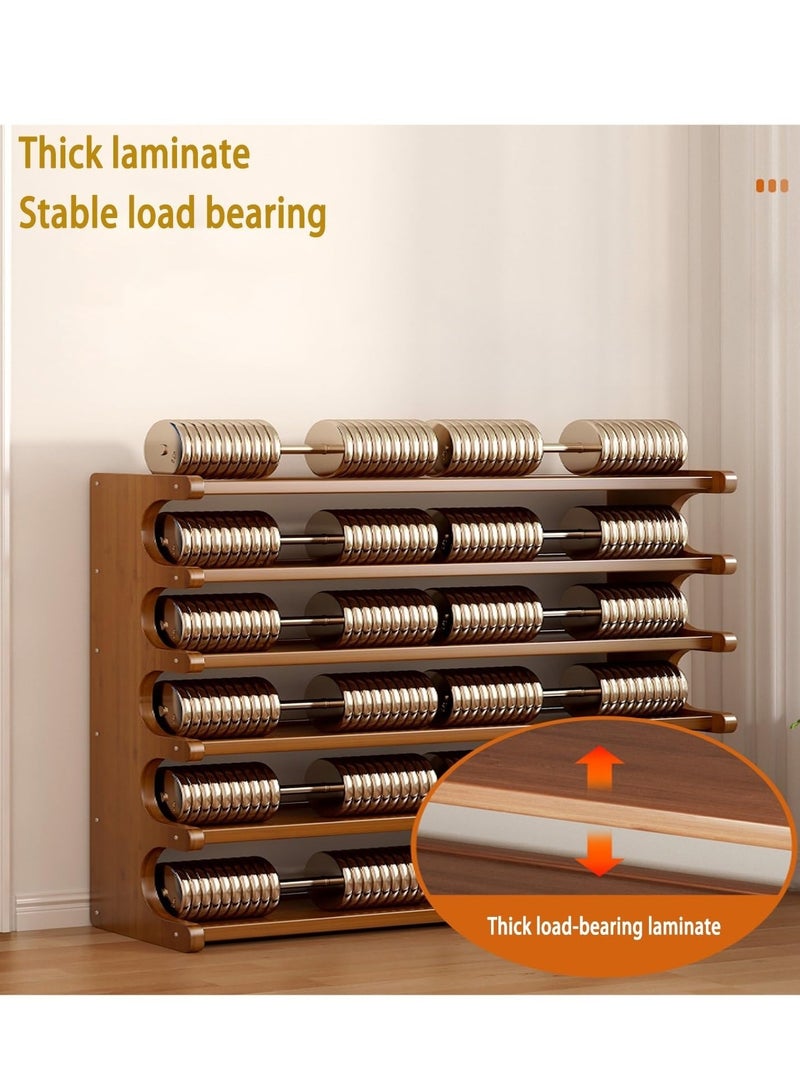 شو وو منظم أحذية من قطعة واحدة، رفوف تخزين أحذية خشبية قابلة للتكديس، تخزين متعدد الطبقات، تخزين مريح، رف أحذية قائم بذاته للمدخل، الخزانة، الرواق، رف أحذية متعدد الوظائف للباب الأمامي - Image 4