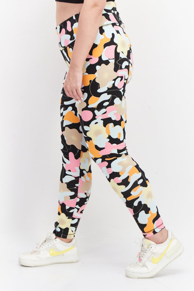 adidas Originals Women Plus Size Sportswear Fit Training Leggings, Black Combo - Image 4