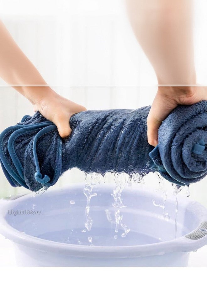 Fezora 3-Piece Solid Microfiber Bath Towel Set - 450 GSM - Image 4