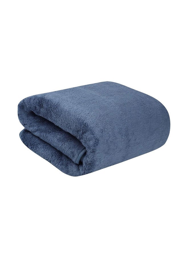 Fezora 3-Piece Solid Microfiber Bath Towel Set - 450 GSM - Image 2