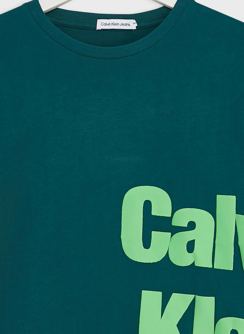 Calvin Klein Jeans Kids Crew Neck T-Shirt