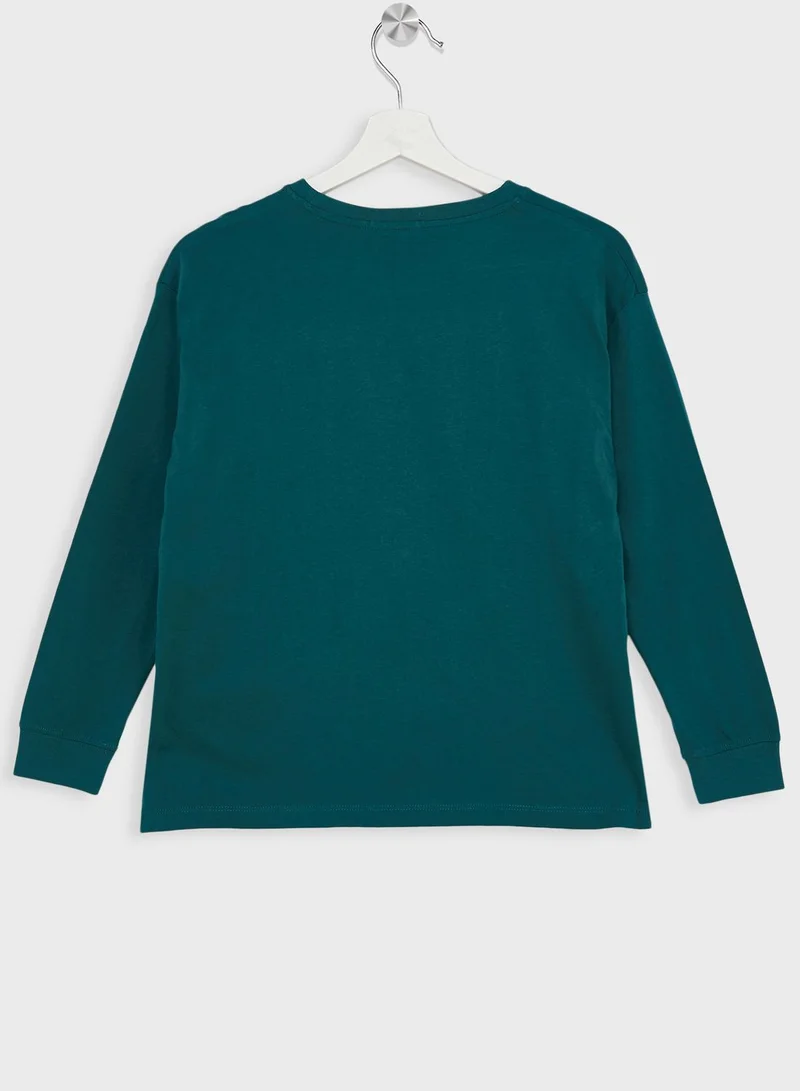 Calvin Klein Jeans Kids Crew Neck T-Shirt