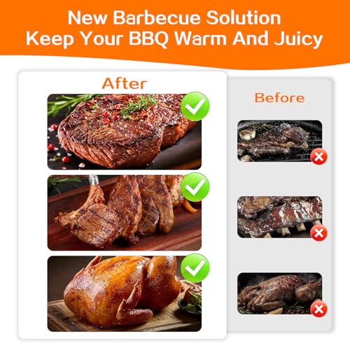 Concons BBQ Blanket for Resting Meat, Meat Resting Blanket for Grilling Accessories, Reusable Smoker Grilling Meat Insulated Resting Bag, BBQ Accessories for Large Brisket, Gifts for Men, Dad, Christmas Gifts - Image 3