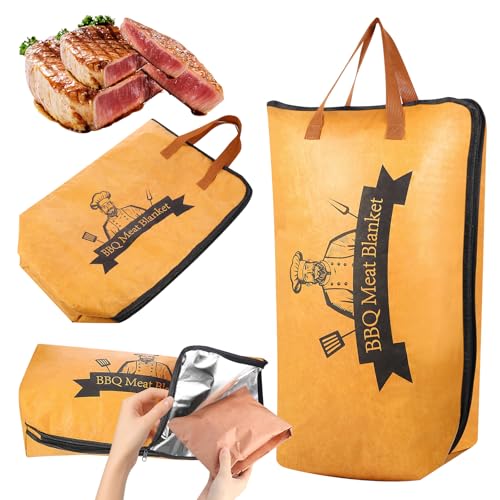 Concons BBQ Blanket for Resting Meat, Meat Resting Blanket for Grilling Accessories, Reusable Smoker Grilling Meat Insulated Resting Bag, BBQ Accessories for Large Brisket, Gifts for Men, Dad, Christmas Gifts - Image 1