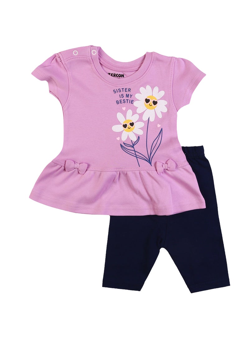 Zercon Summer Pajama Set for Newborn Babies  6357 - Image 1