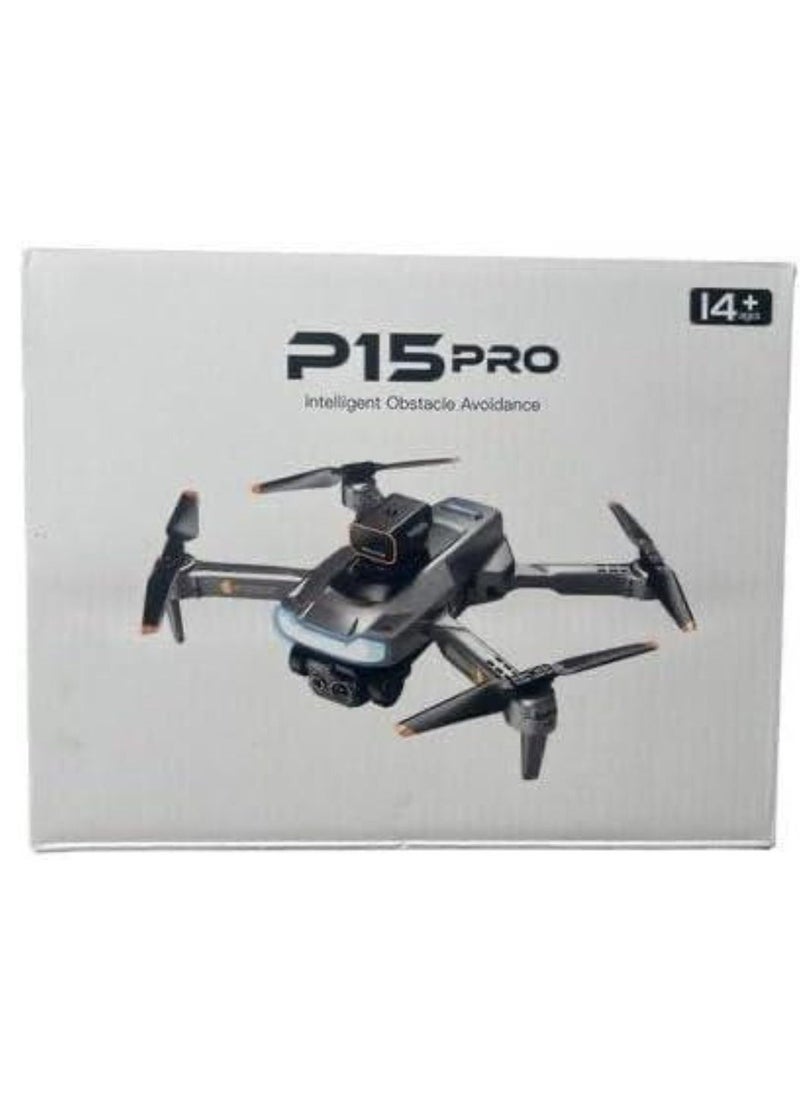 Gravity P15 Pro Drone with 1080P HD Camera – WiFi FPV Live Streaming, Smart Altitude Hold, Gesture & Voice Control, One-Key Return, 360° Flips, Headless Mode, Foldable & Lightweight, Long Battery Life – Perfect for Beginners, Travel & Aerial Photography - Image 3