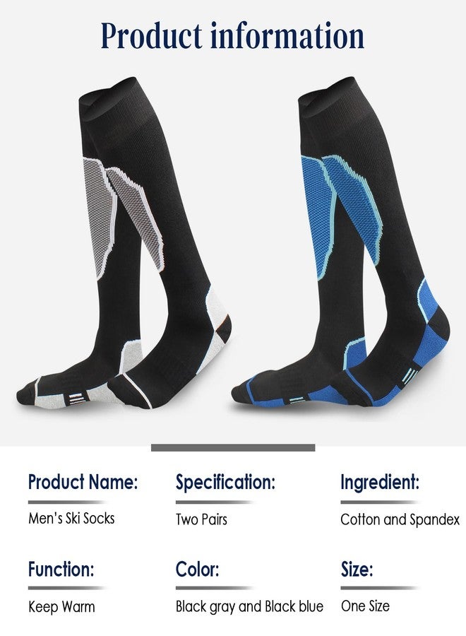 RainFlowwer Ski Socks, Cold Weather Socks for Snowboarding, Over The Knee, for Men and Women - Image 5