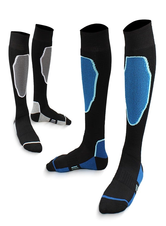 RainFlowwer Ski Socks, Cold Weather Socks for Snowboarding, Over The Knee, for Men and Women - Image 1