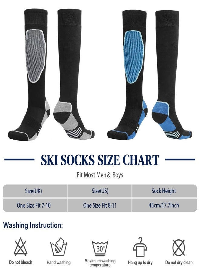 RainFlowwer Ski Socks, Cold Weather Socks for Snowboarding, Over The Knee, for Men and Women - Image 2