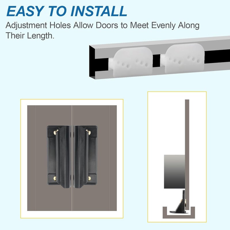 EAORBD Dk100-A Door Tune-Up Kit for Arrow Shed Storage Products, Sliding Shed Doors Kit - Image 3