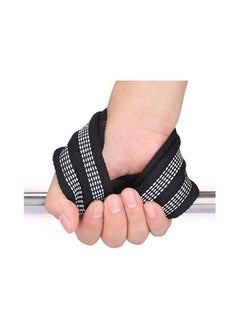 سبورت كيو ®️مقابض رفع الاثقال مع أشرطة معصم، أحزمة رفع قوية ومتينة بشكل 8 للرجال والنساء مناسبة لرفع الاثقال وتدريبات القوة من سبورت كيو، عبوة من قطعتين ,شداد  - Image 4