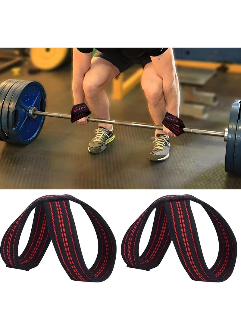 SportQ - ®️Weight Lifting Handles with Wrist Straps, Strong and Durable 8-Shape Lifting Straps for Men and Women Suitable for Weightlifting and Strength Training by Sport Q, 2 Pack, Pull Up Bars - Image 1