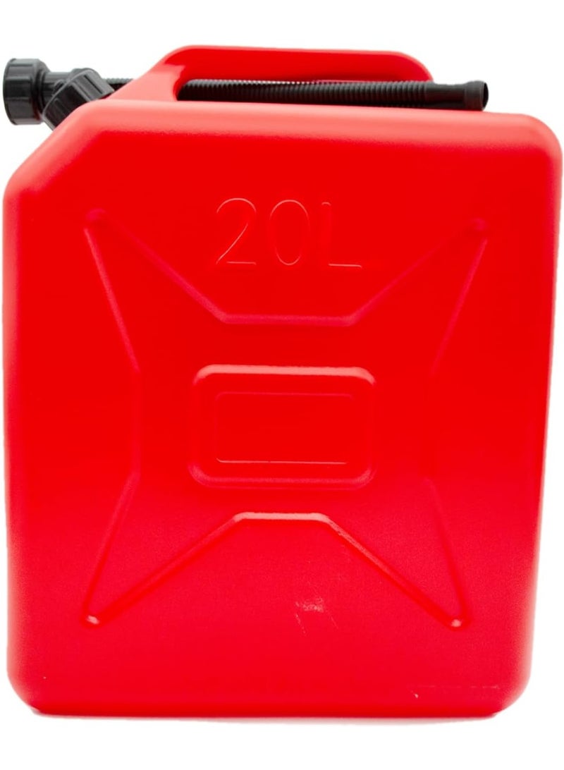 Trezvo Jerry Can - 20 Litre- Fuel Can Container for Oil Petrol Diesel Storage Moving Red Cans, UN Regulations Approved Heavy Duty Backup Petrol Tanks Mount for Motorcycle SUV ATV Most Cars - Image 5