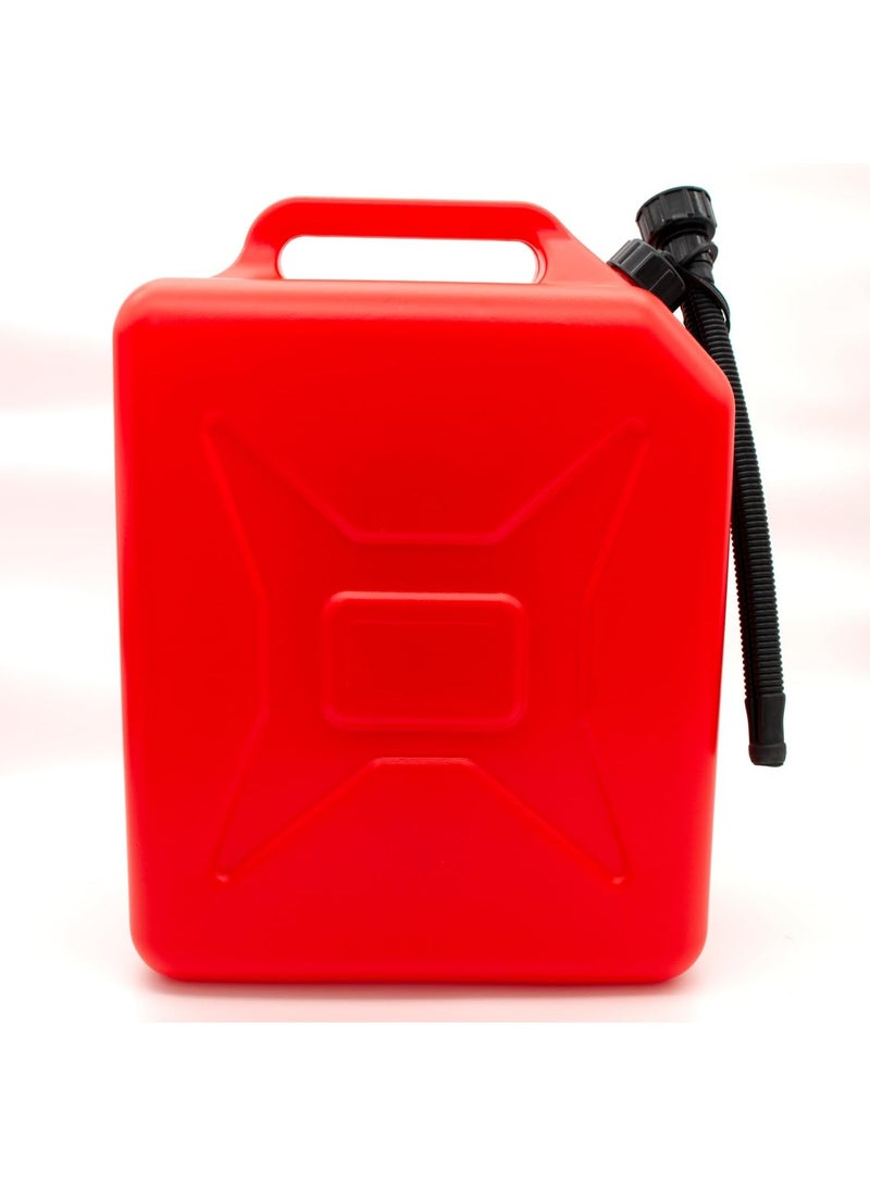 Trezvo Jerry Can - 20 Litre- Fuel Can Container for Oil Petrol Diesel Storage Moving Red Cans, UN Regulations Approved Heavy Duty Backup Petrol Tanks Mount for Motorcycle SUV ATV Most Cars - Image 1